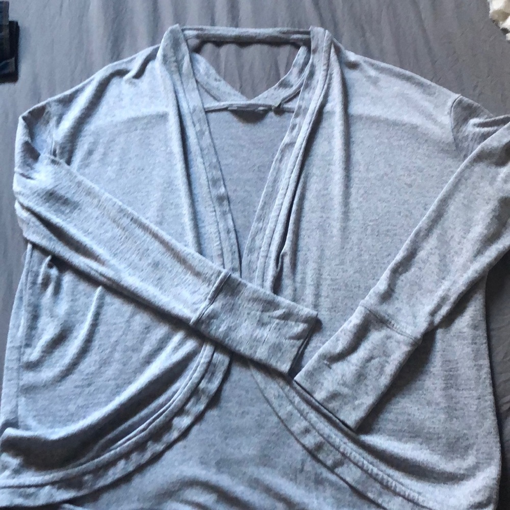 Athleta gray cardigan, XXS